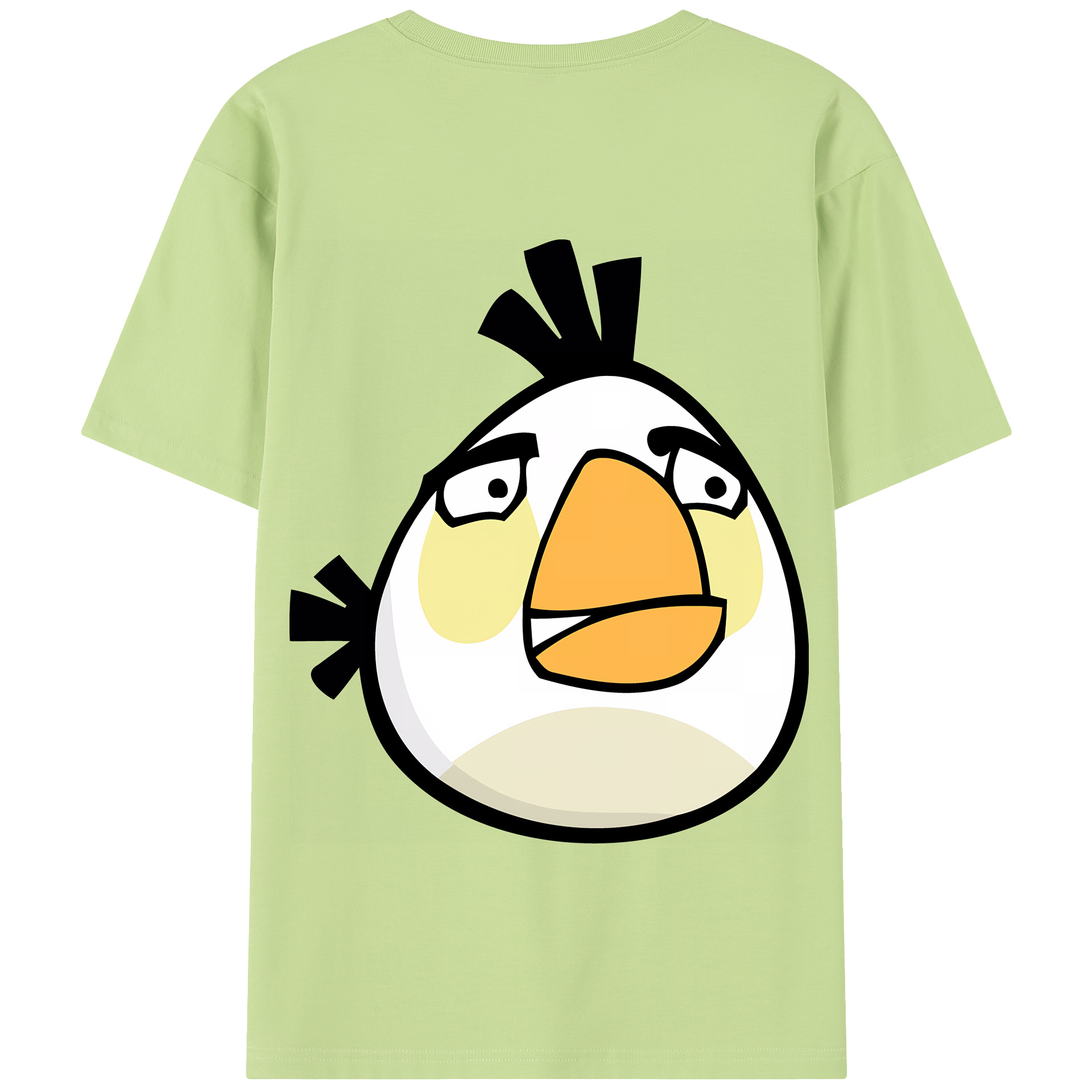 （画像用） Angry Birds アングリーバード 綿100％半袖Tシャツ（背面プリント）